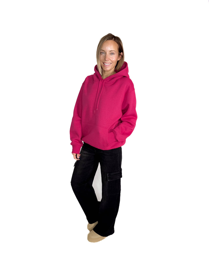 MONO B Calla Cloud Hoodie- PLUM PINK