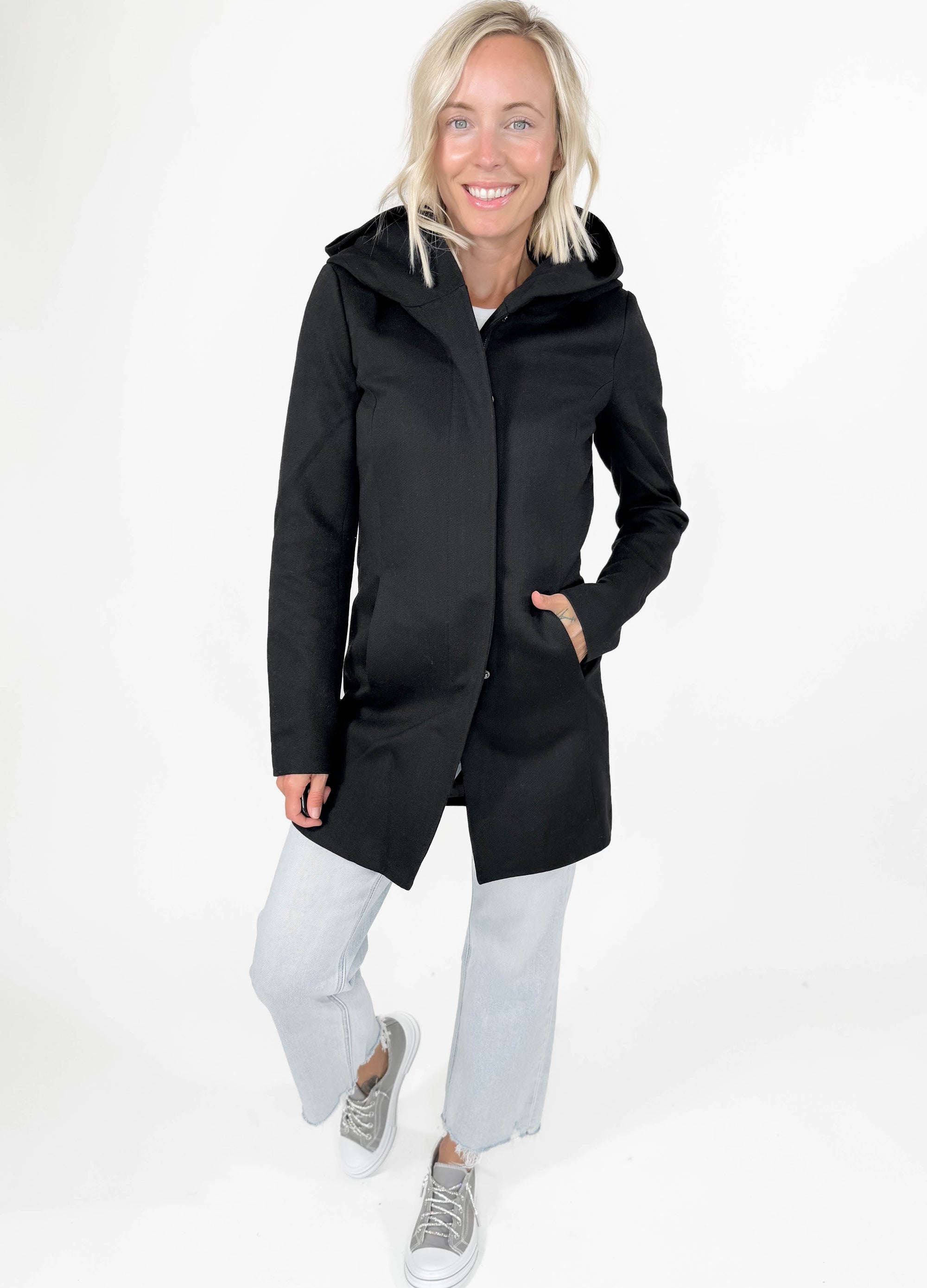 ONLY Alison Coat- BLACK