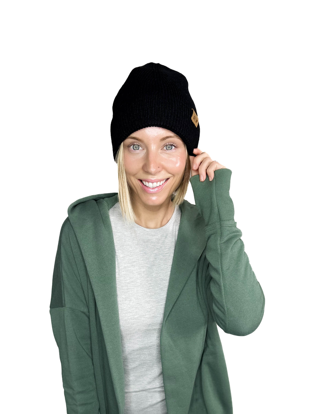 Classic Cuffed Beanie- BLACK