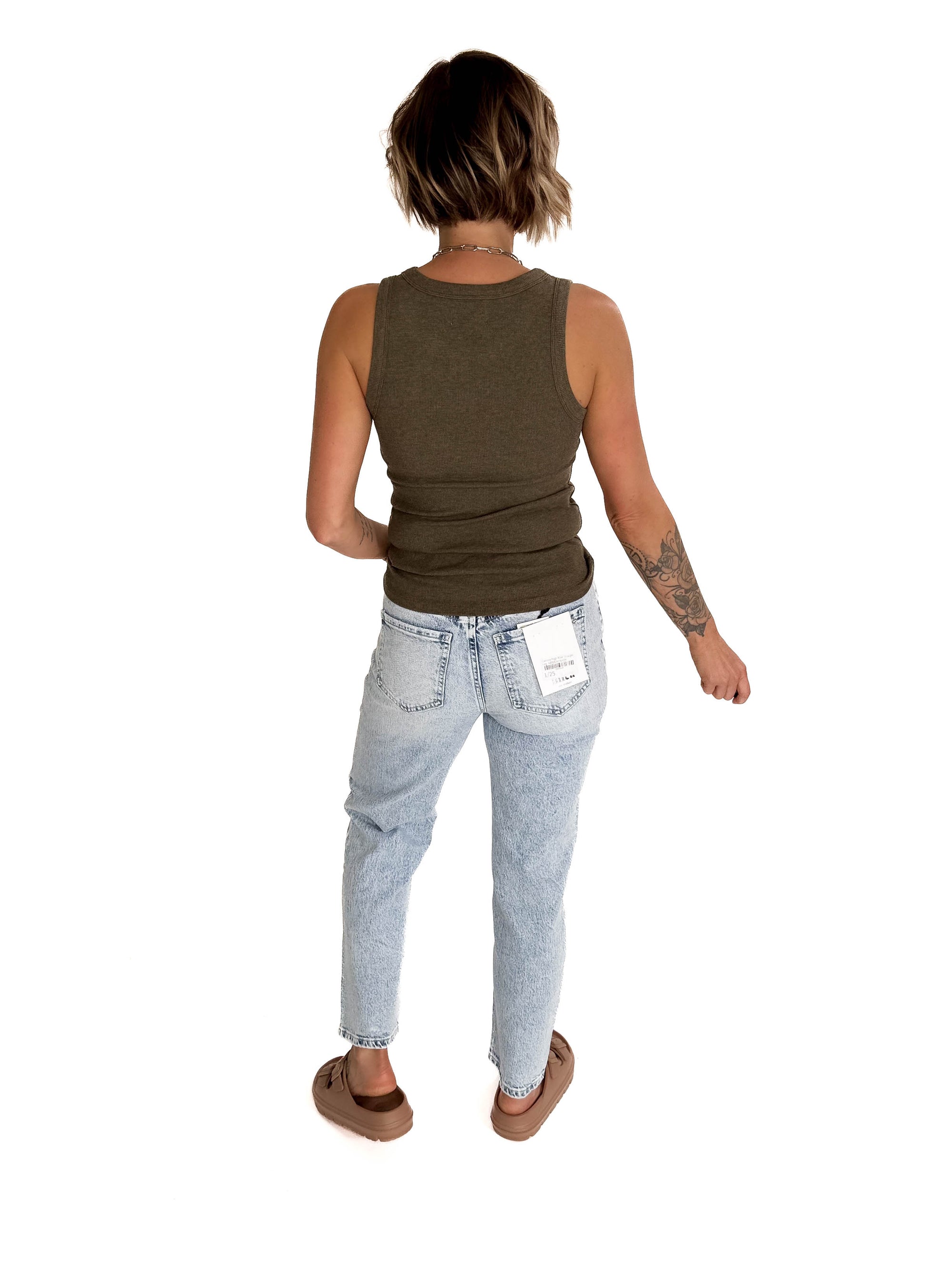 THREAD & SUPPLY Edlin Tank- CAPER GREEN