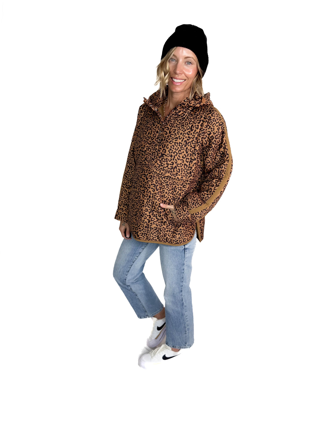 Peyton Oversized Puffer Jacket- CHEETAH