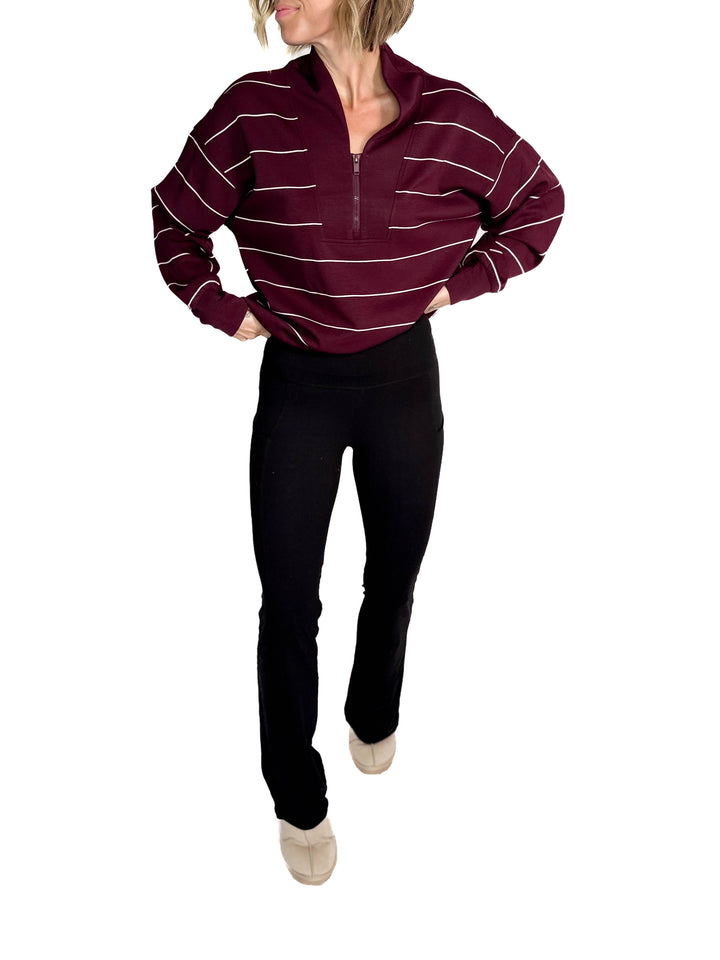 Only The Best Butter Bootcut Legging- BLACK