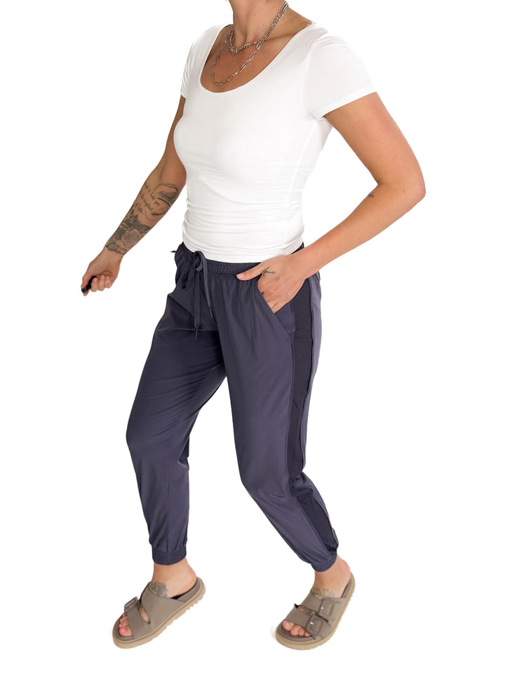 THREAD & SUPPLY Zuzana Jogger- CHARCOAL BLUE-FINAL SALE