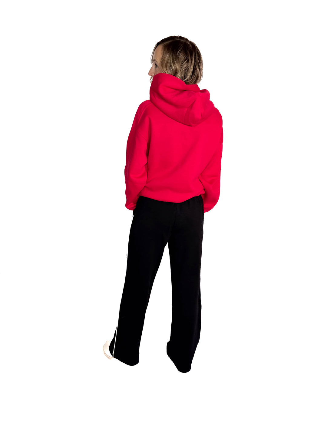 Nancy Modal Straight Leg Pant- BLACK/CREAM