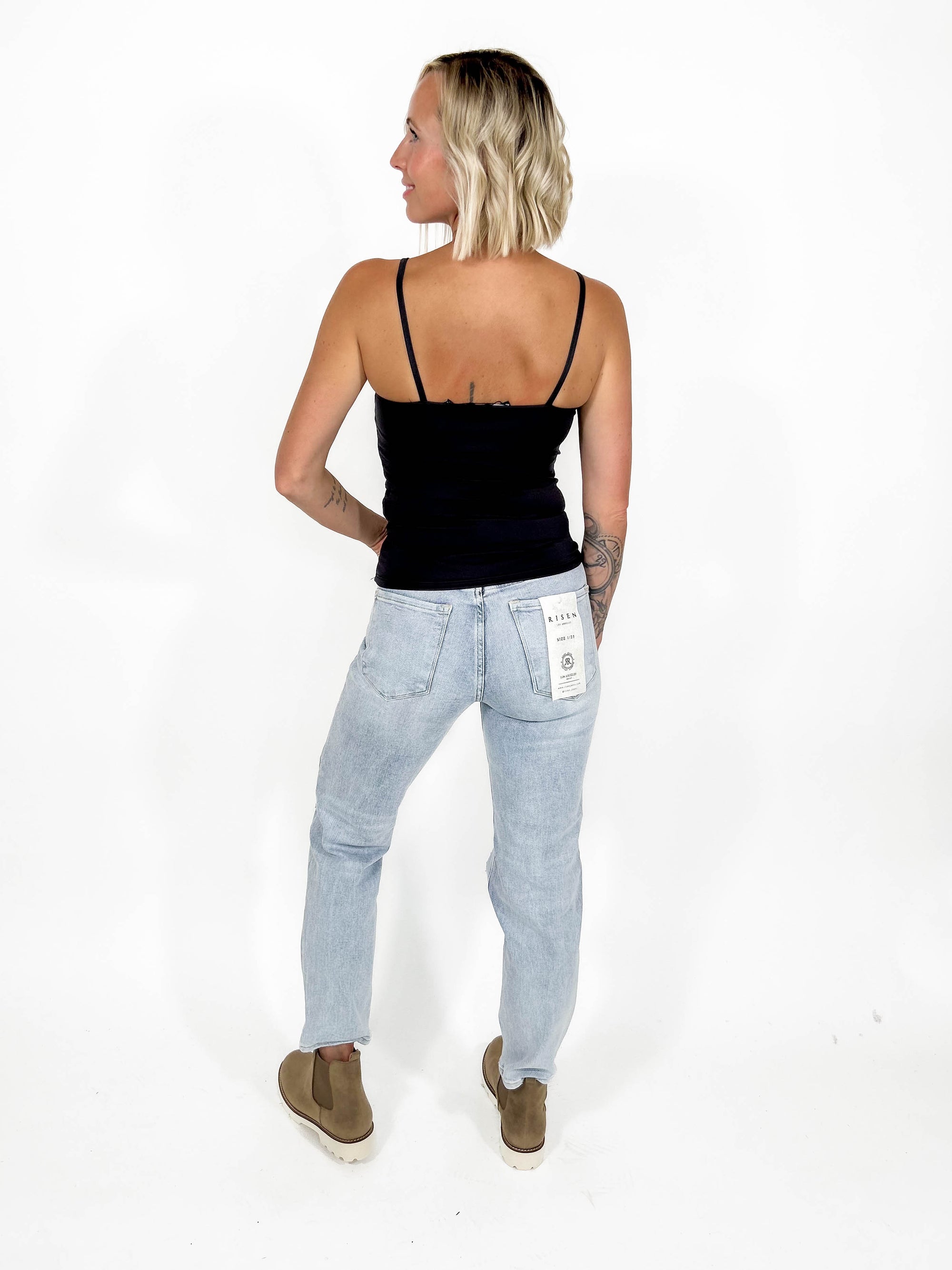 Million Halter Tank- DARK GREY-FINAL SALE