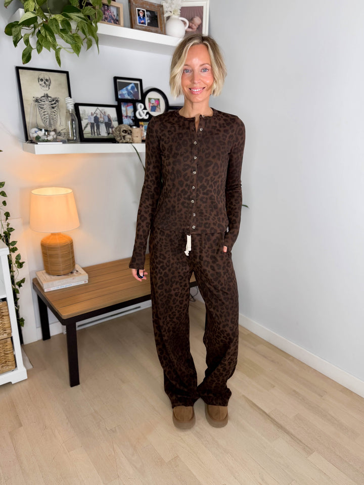 AMPERSAND AVE Thermal Long Sleeve + Pant Set- ROAM WILD
