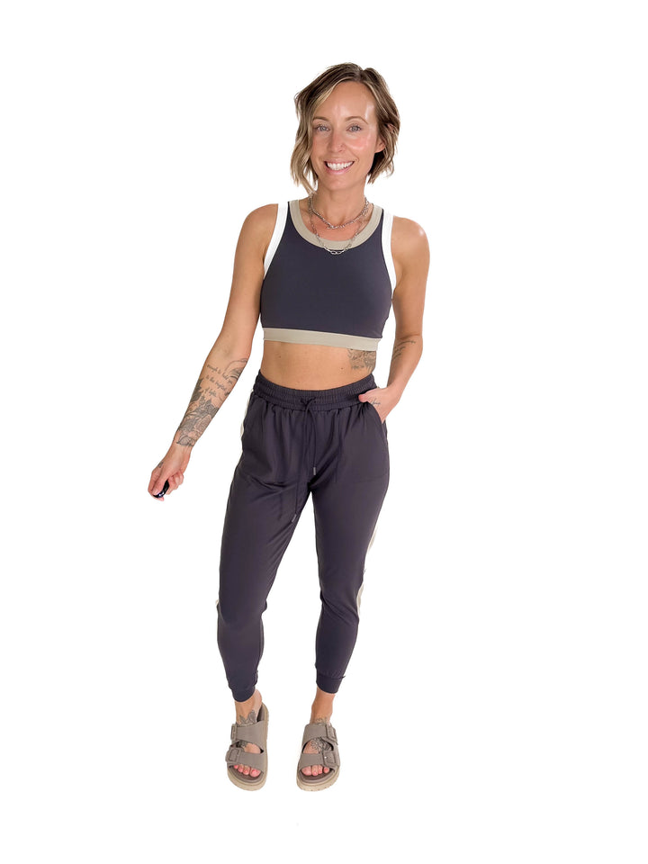 MONO B Diana Power Play Active Set- GREY-FINAL SALE