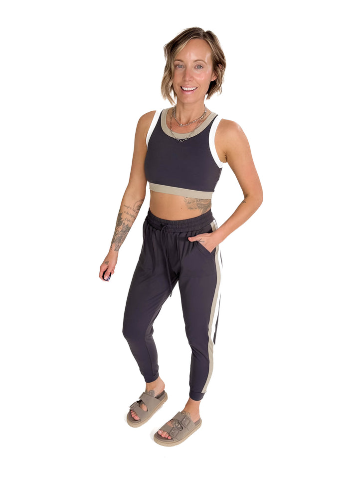 MONO B Diana Power Play Active Set- GREY-FINAL SALE