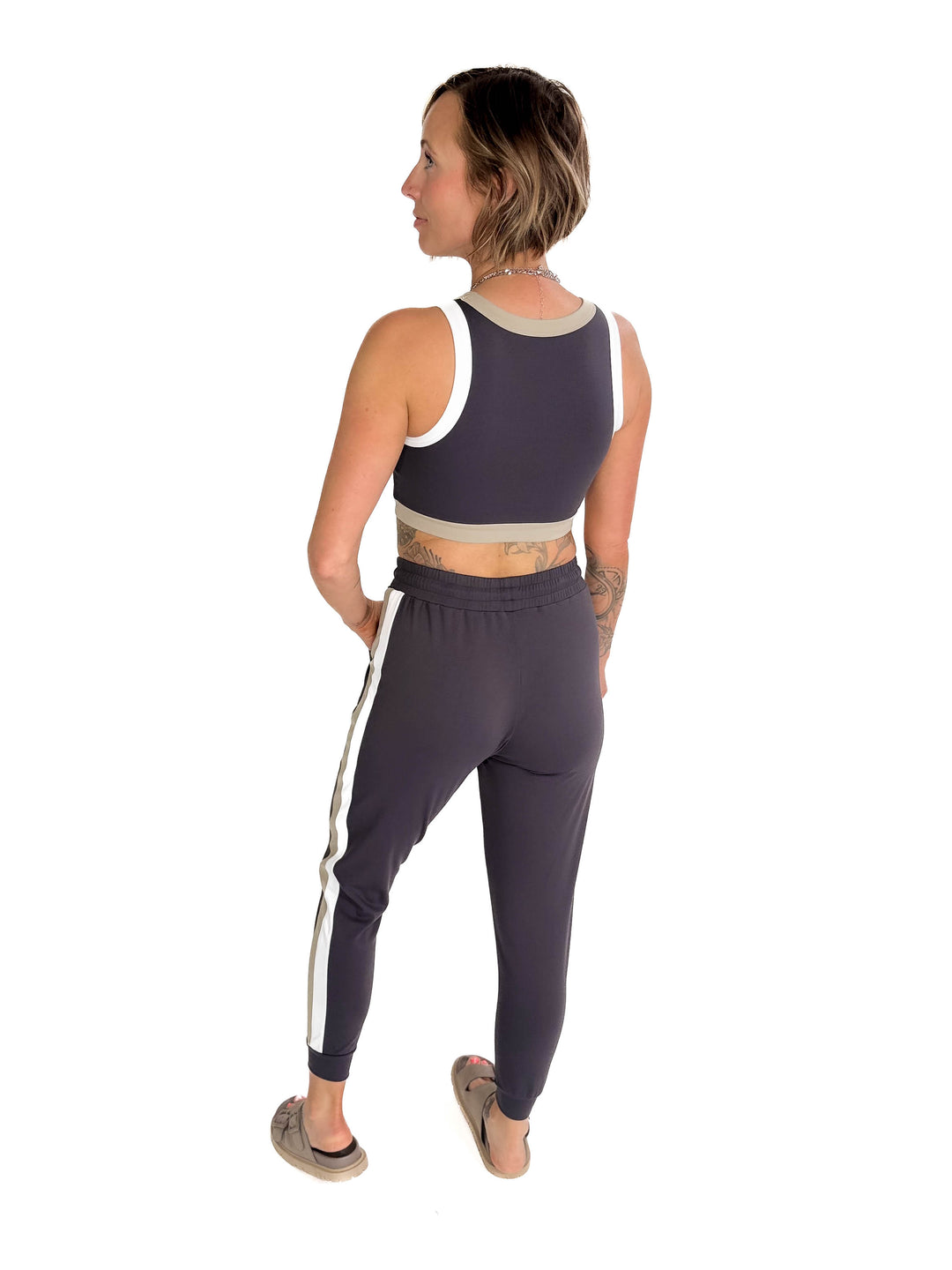 MONO B Diana Power Play Active Set- GREY-FINAL SALE