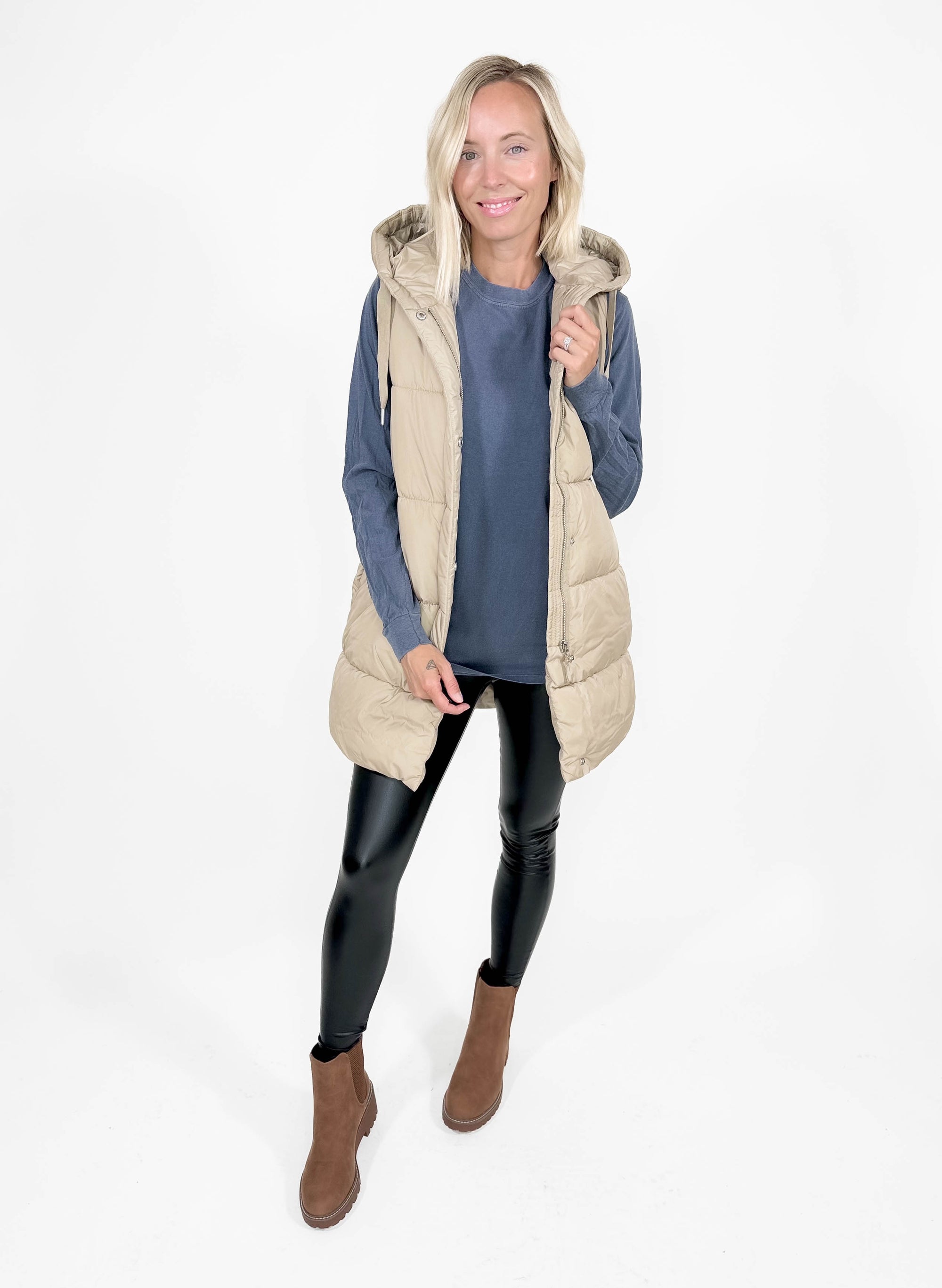 ONLY Washington Puffer Vest- TRENCH COAT