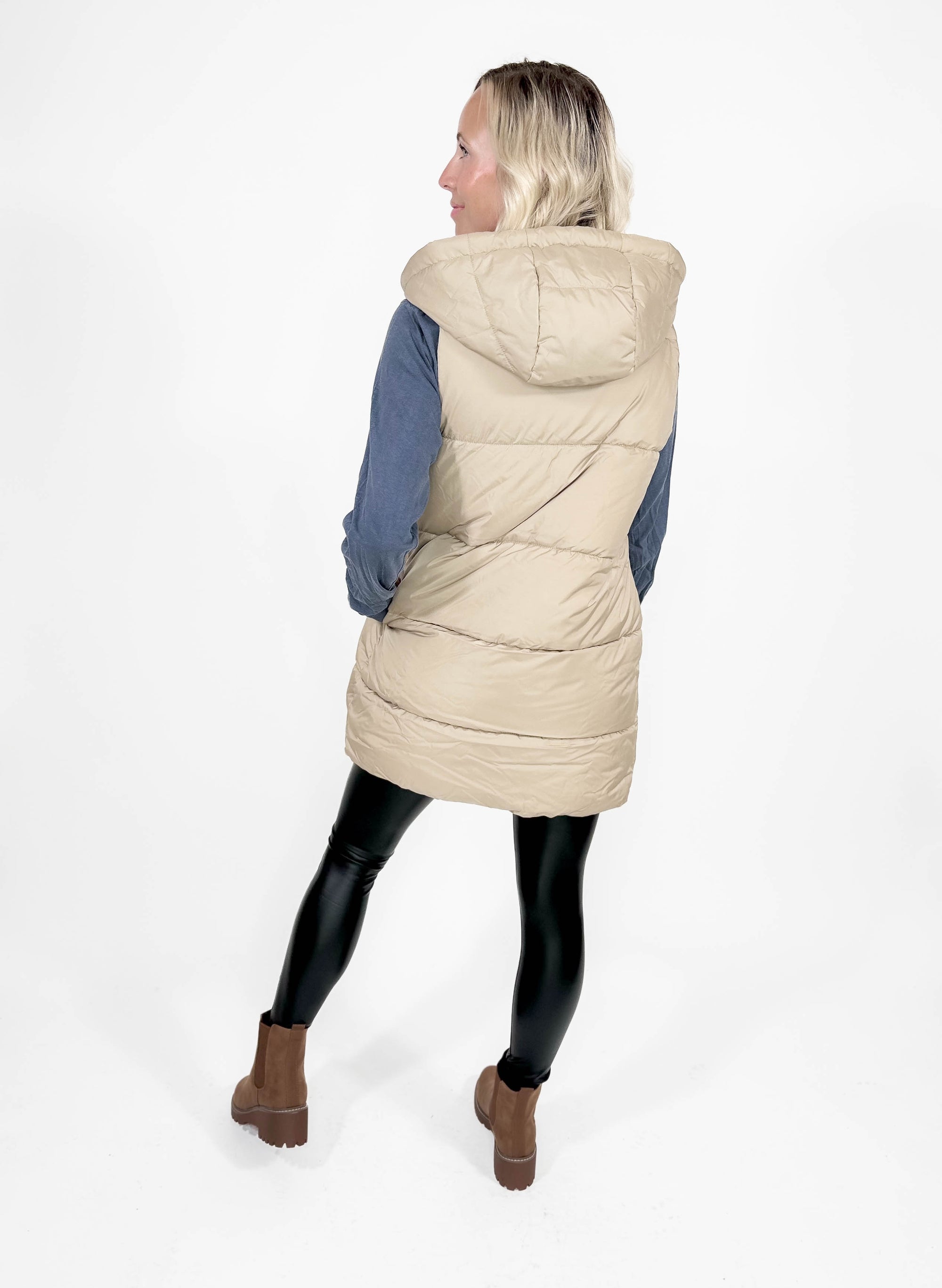 ONLY Washington Puffer Vest- TRENCH COAT