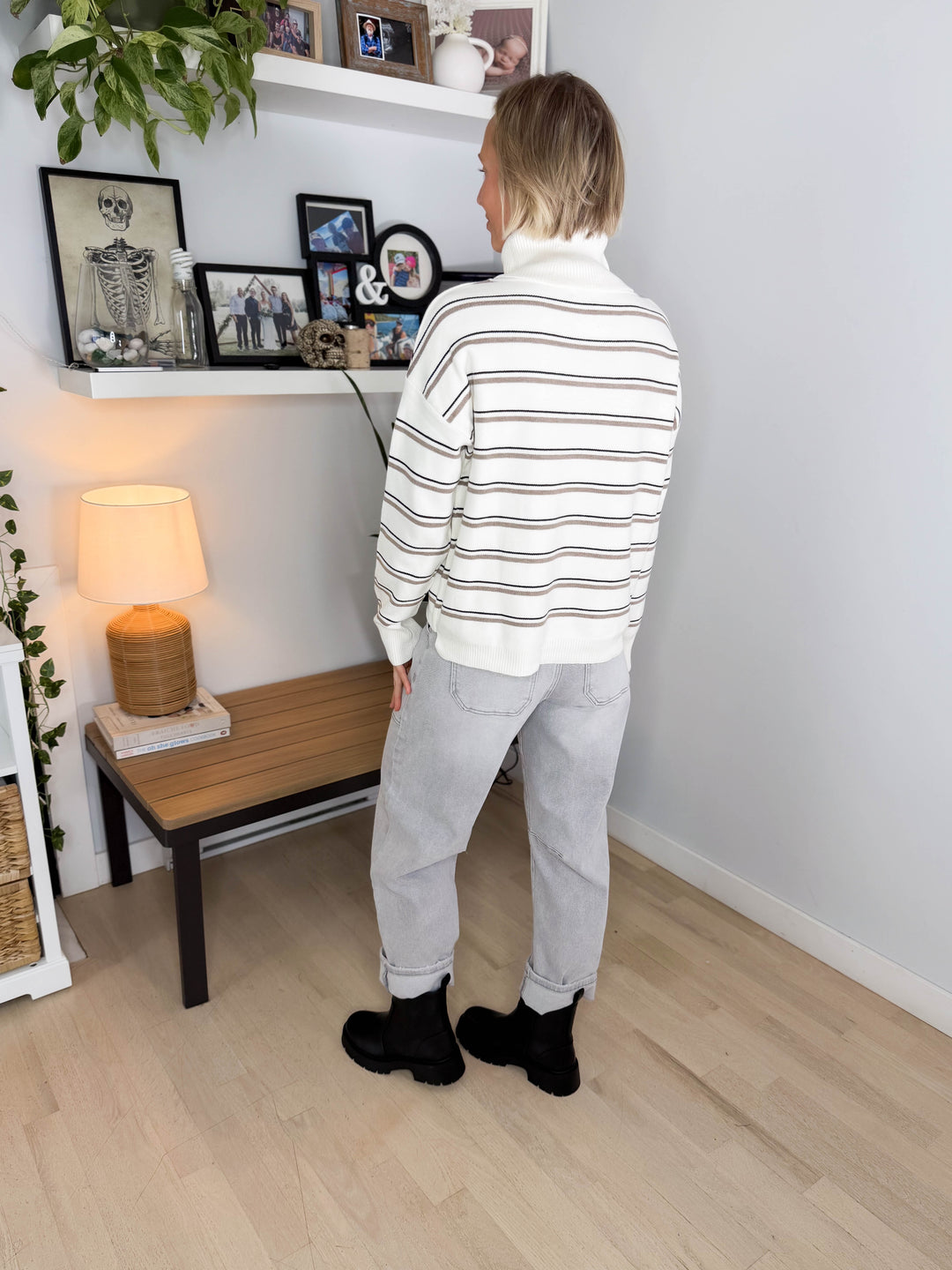 Novaree Turtleneck Sweater- IVORY