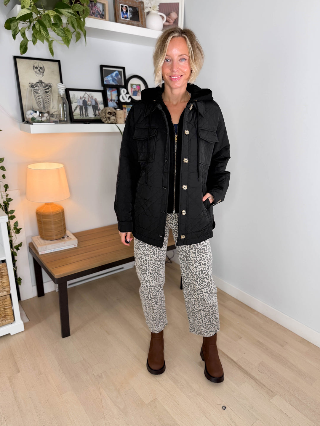 Drusilla Twofer Jacket- BLACK