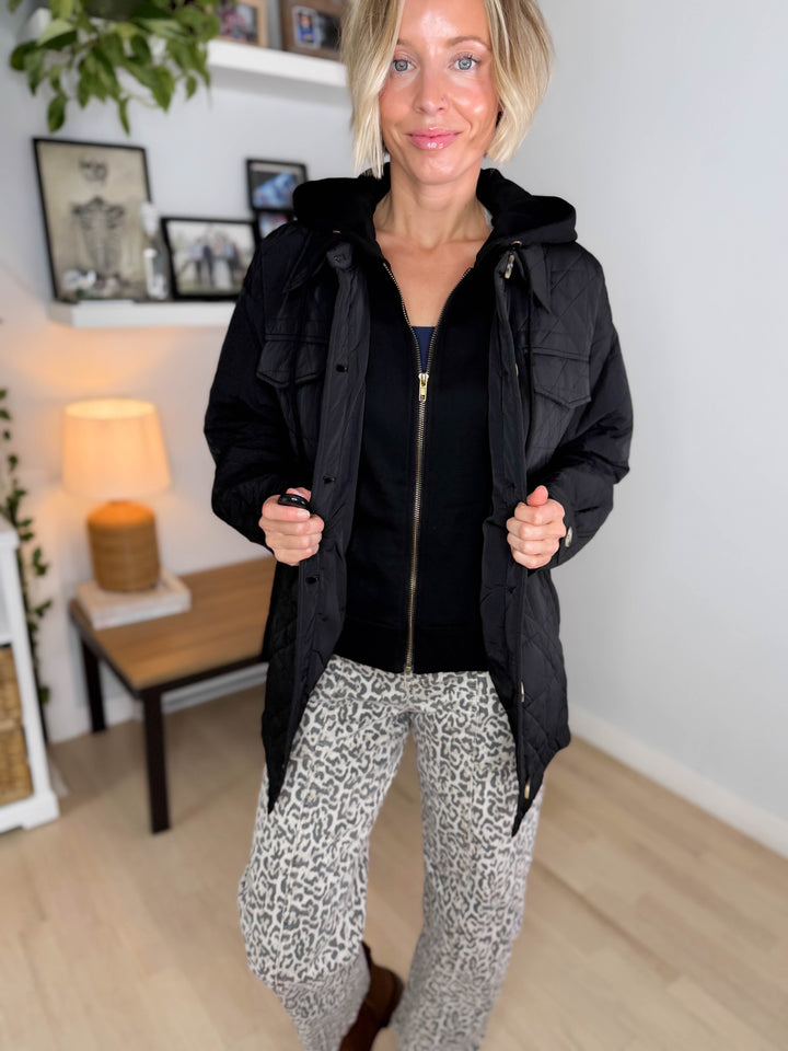 Drusilla Twofer Jacket- BLACK