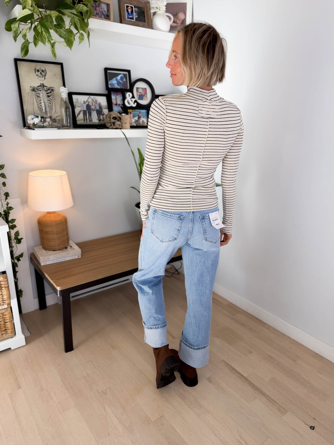 Maryan Mock neck Long Sleeve- CREAM
