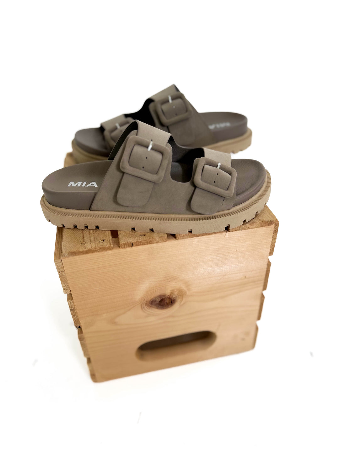 MIA Oaklyn Sandal- TAUPE-FINAL SALE