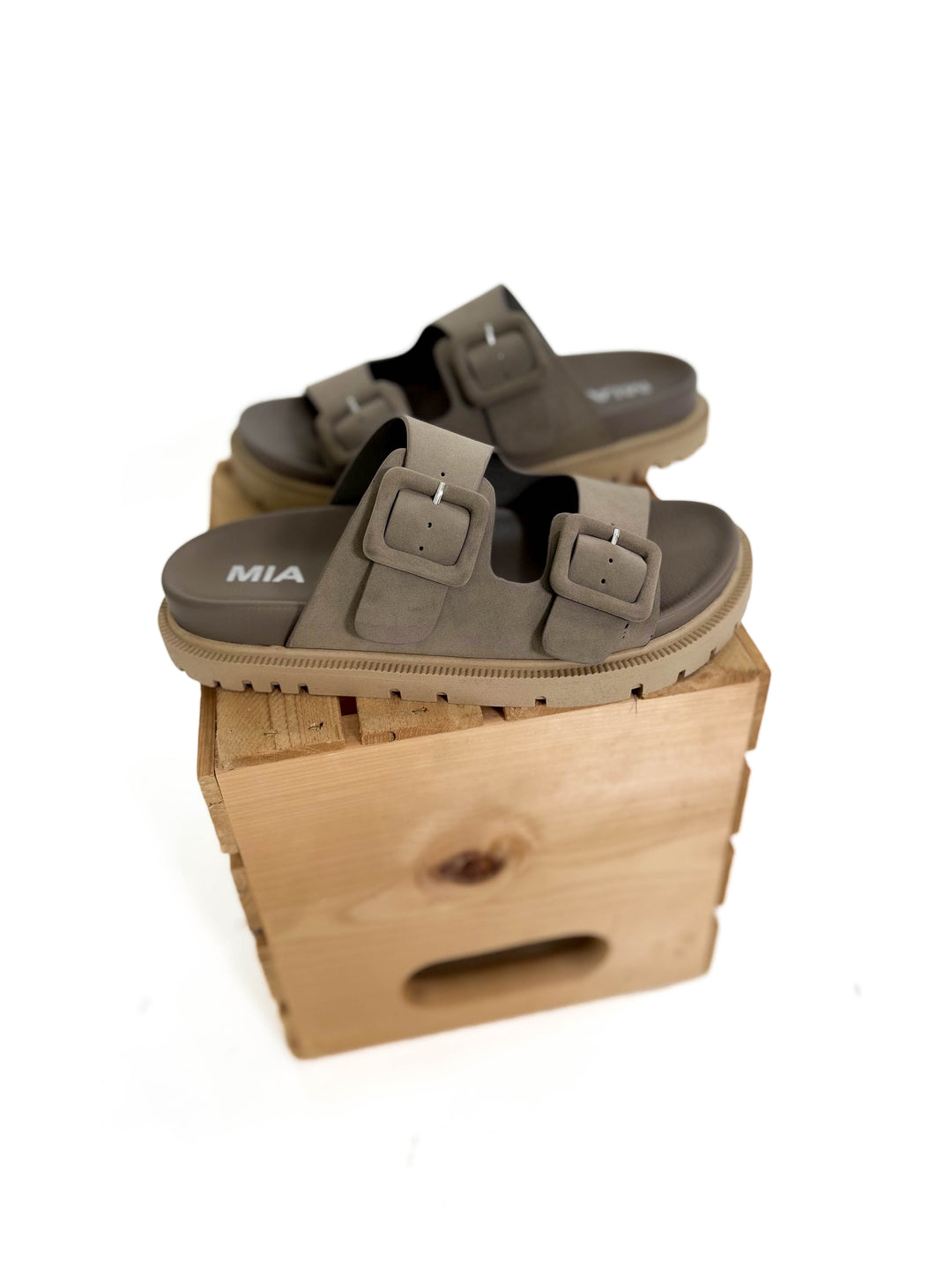 MIA Oaklyn Sandal- TAUPE-FINAL SALE