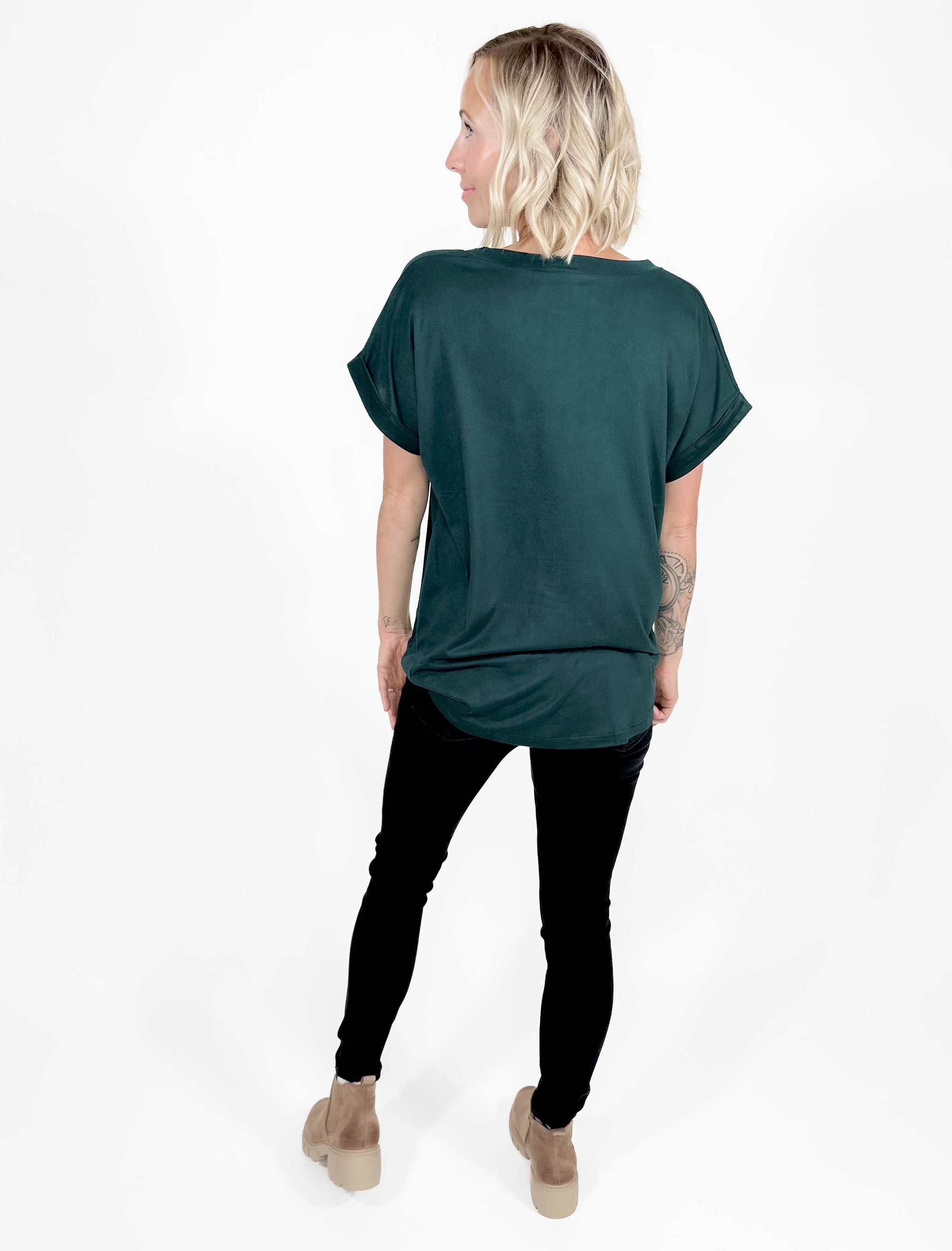 Gotta Have Pocket Tee- SPRUCE