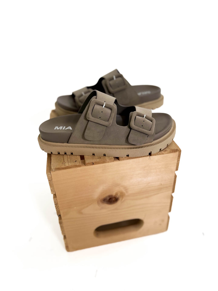 MIA Oaklyn Sandal- TAUPE-FINAL SALE