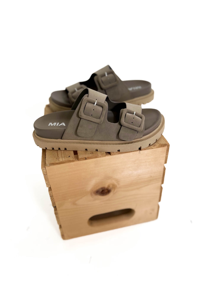 MIA Oaklyn Sandal- TAUPE-FINAL SALE