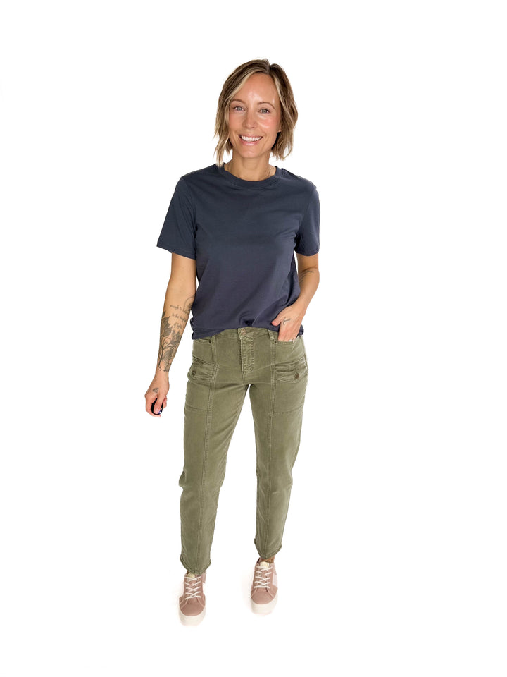 ONLY Percy T-Shirt- CHARCOAL BLUE-FINAL SALE