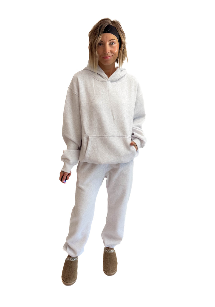 Dami Cloud Fleece Hoodie- ASH GREY
