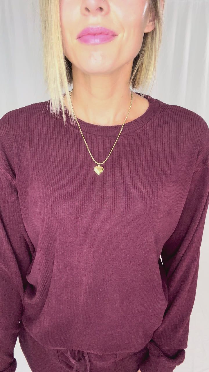Heart Of Gold Tarnish Free Necklace- GOLD