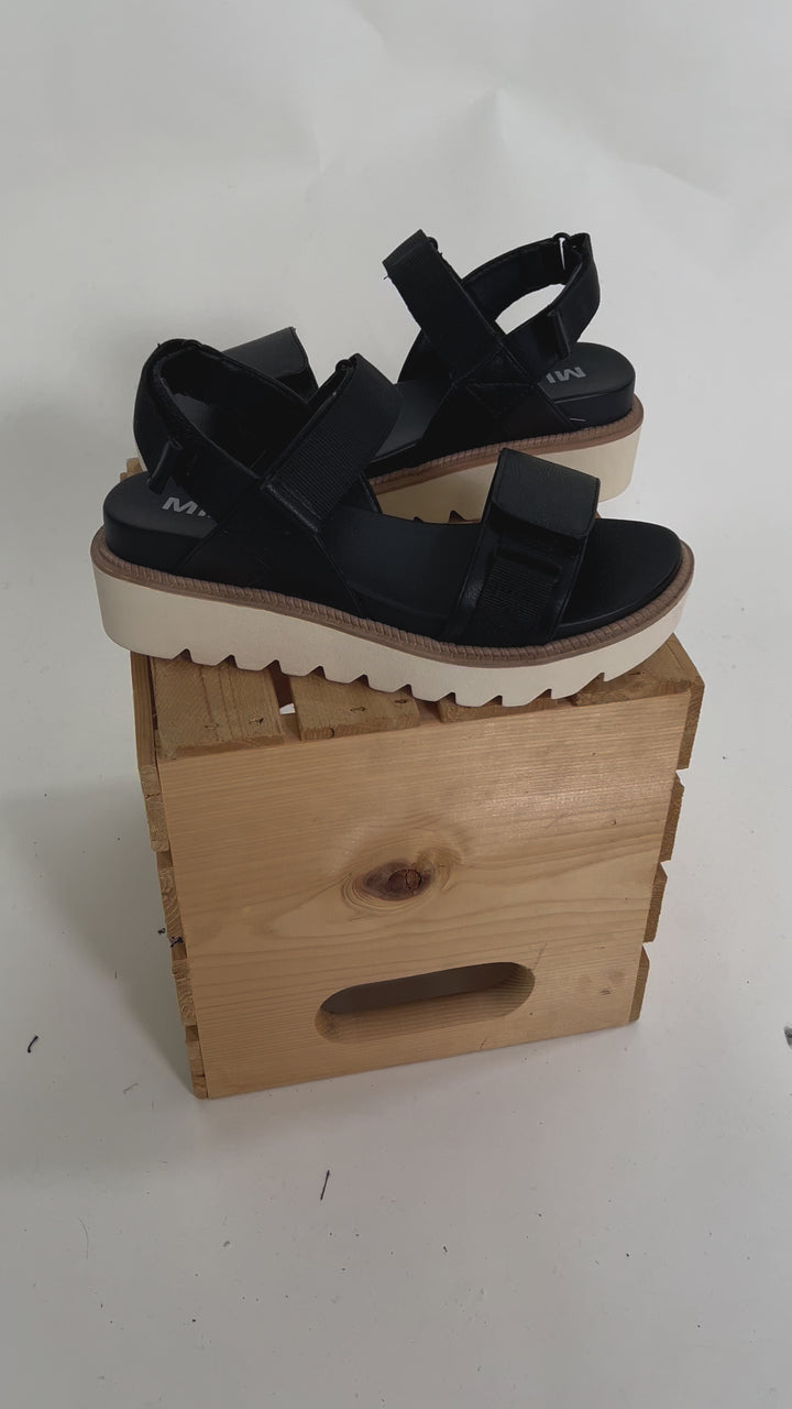 MIA Georgia Sandal- BLACK-FINAL SALE