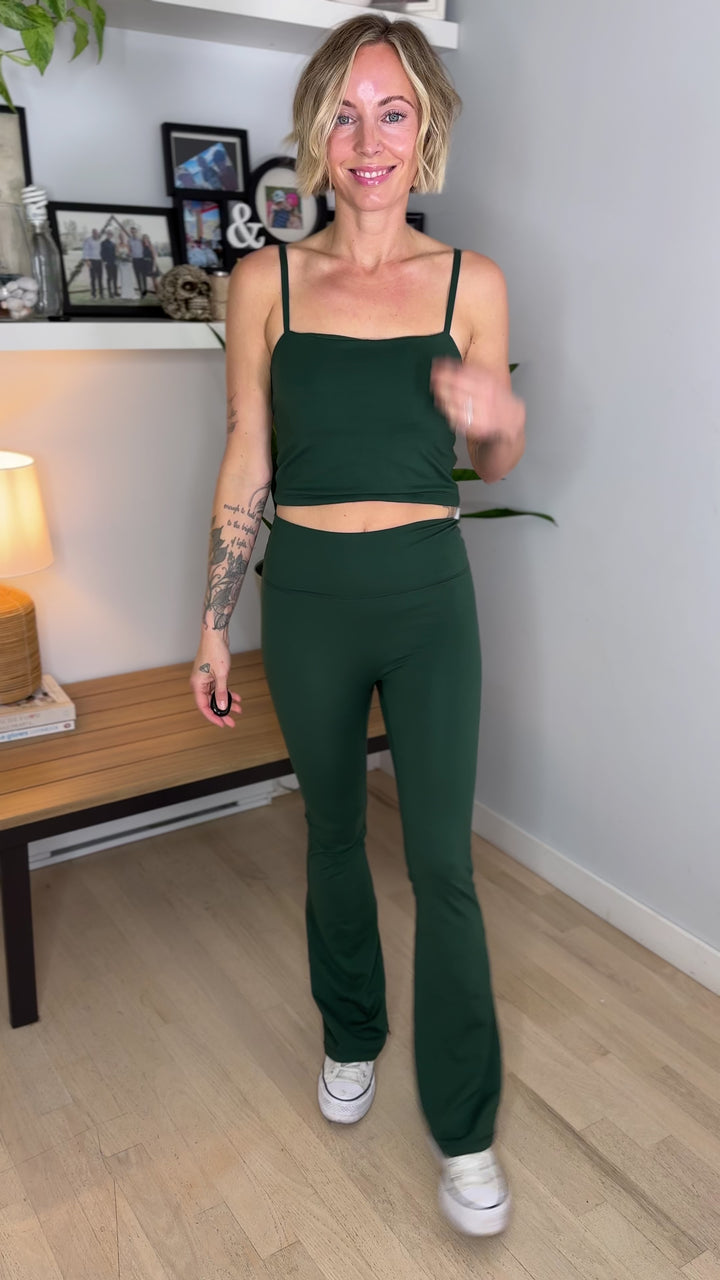 MONO B Studio Days Crop Cami- SYCAMORE