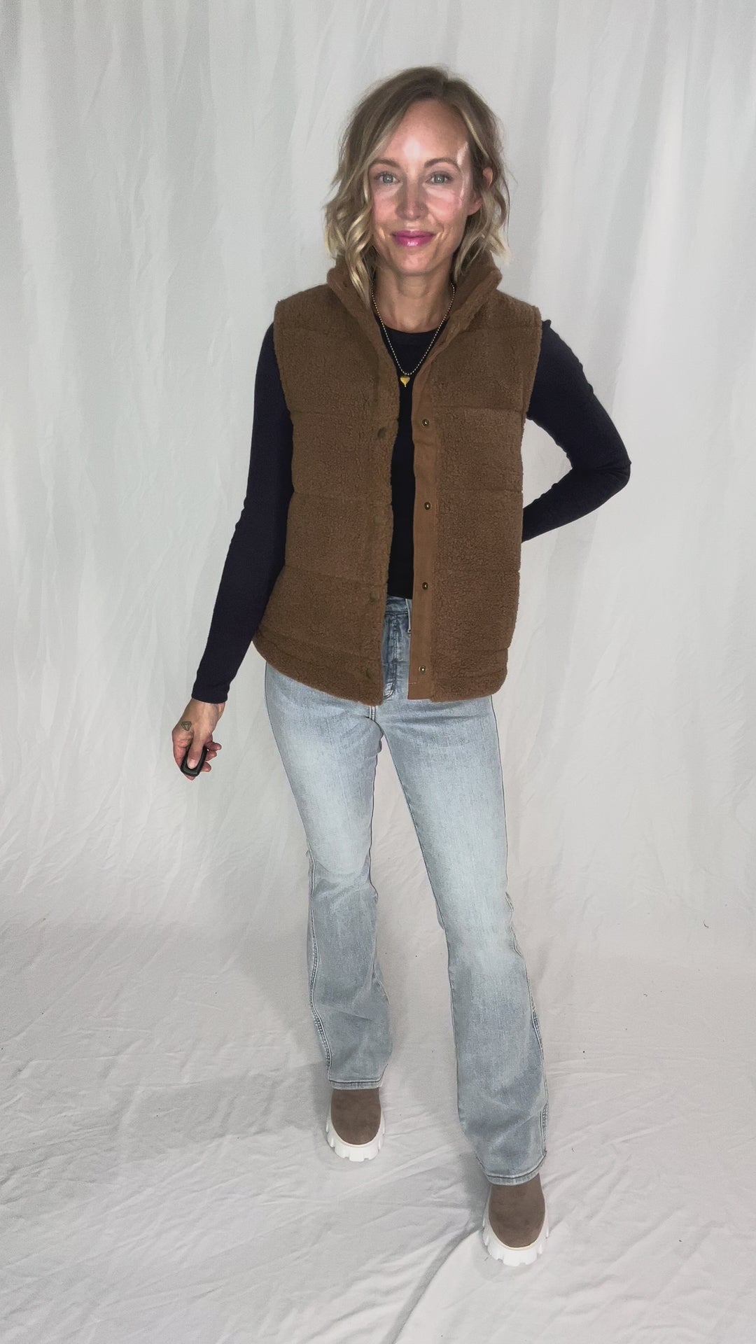 Samuel Teddy Vest- MOCHA
