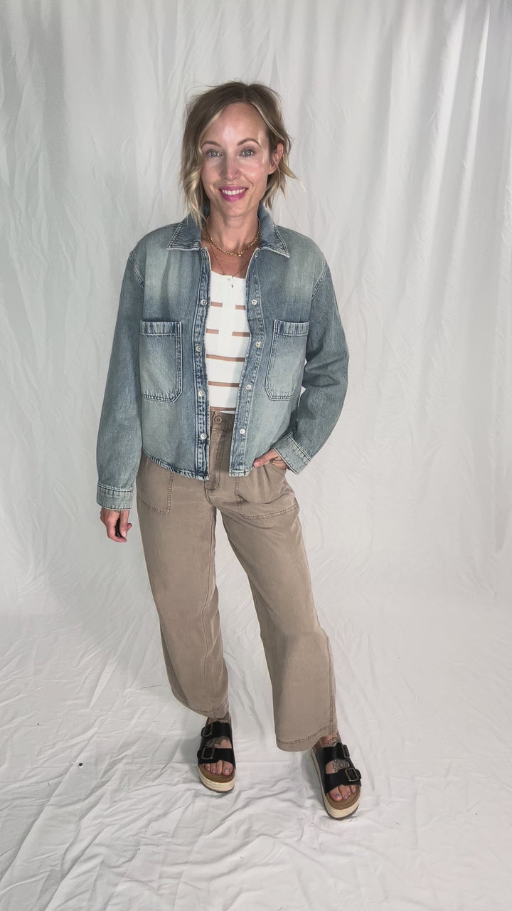 ONLY Cassie Denim Shirt Jacket