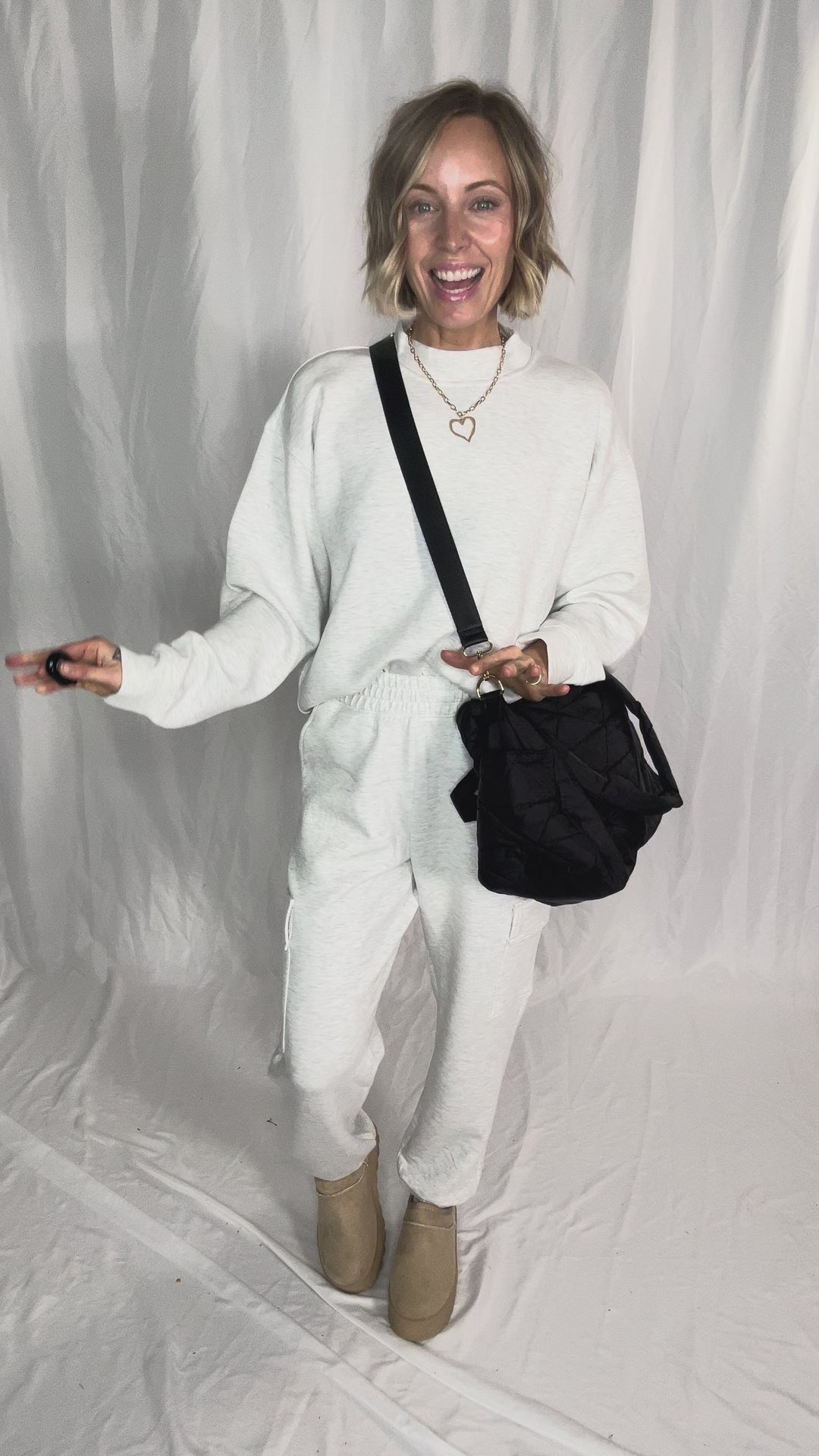 Everett Modal Cargo Jogger- HTHR GREY