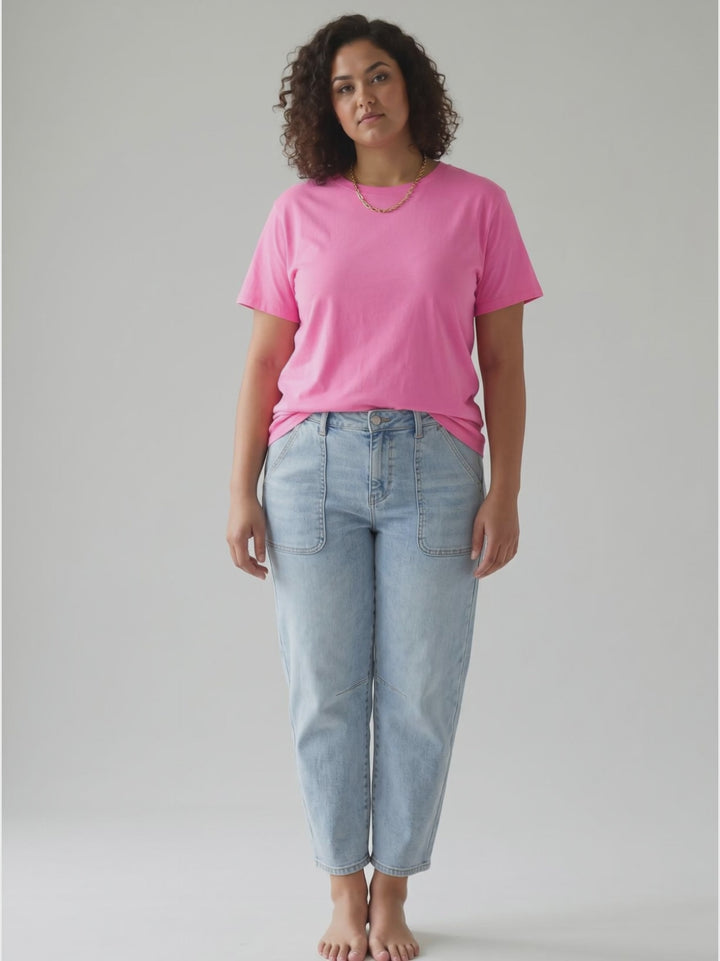 RISEN Thomas Patch Pocket Barrel Jean- LIGHT