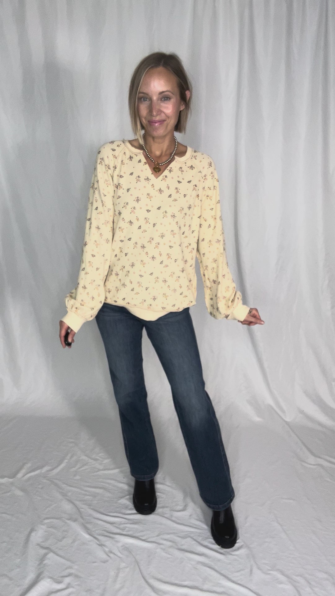 Tess Thermal Knit Long Sleeve- OATMEAL