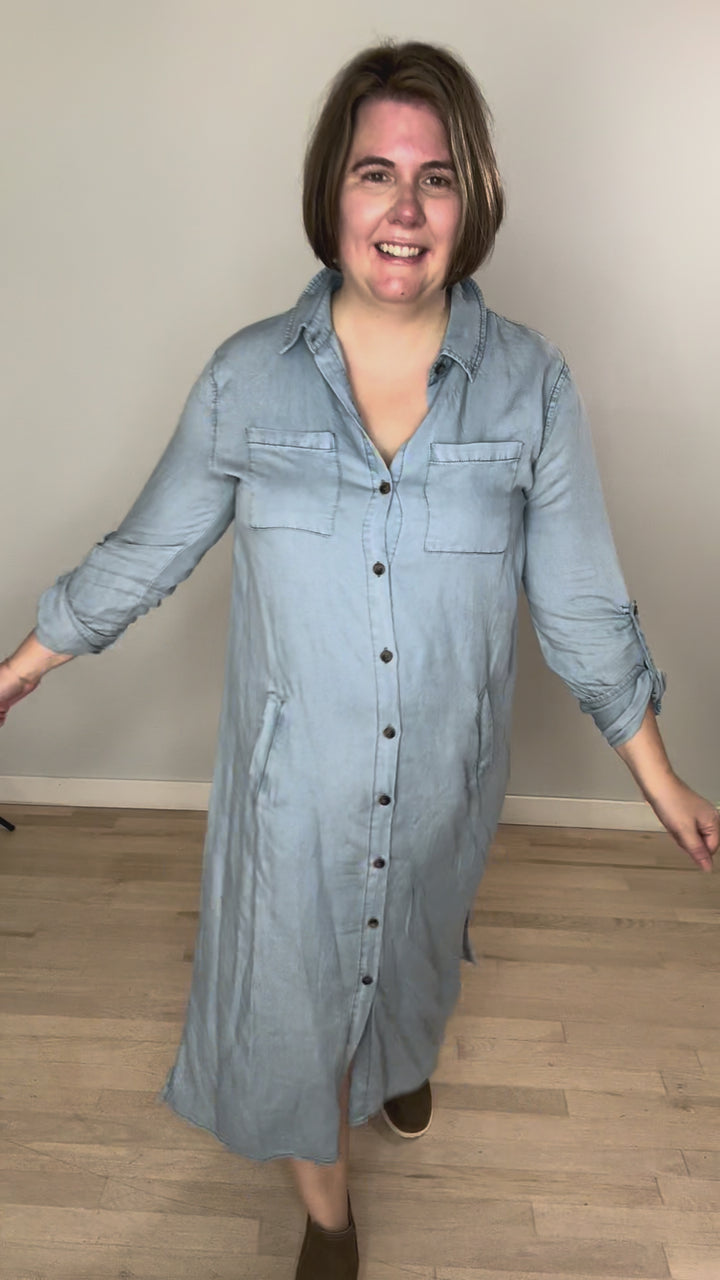 Halo Tencel Maxi Dress