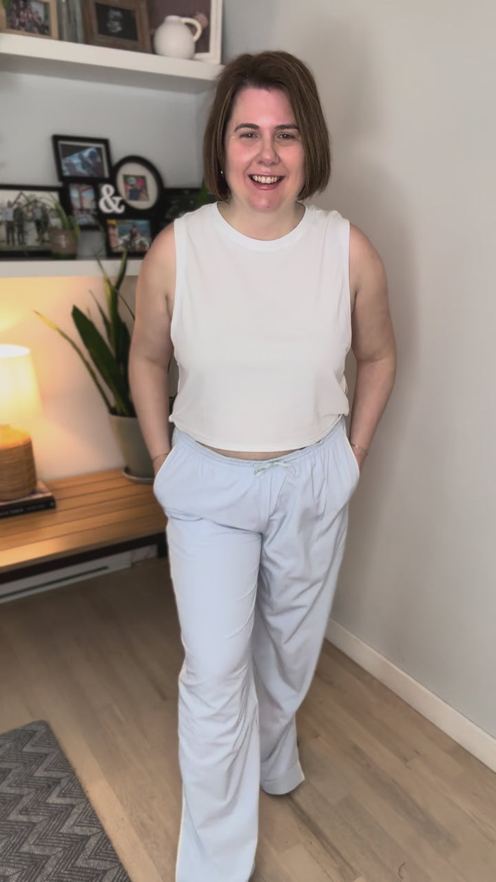 Mono B Finish Line Track Pants- HALOGEN BLUE