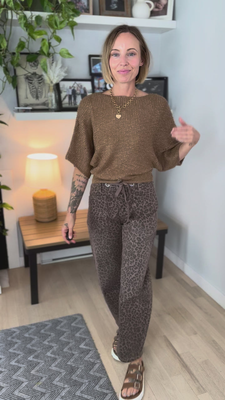 Brisol Dolman Knit Sweater- COCO