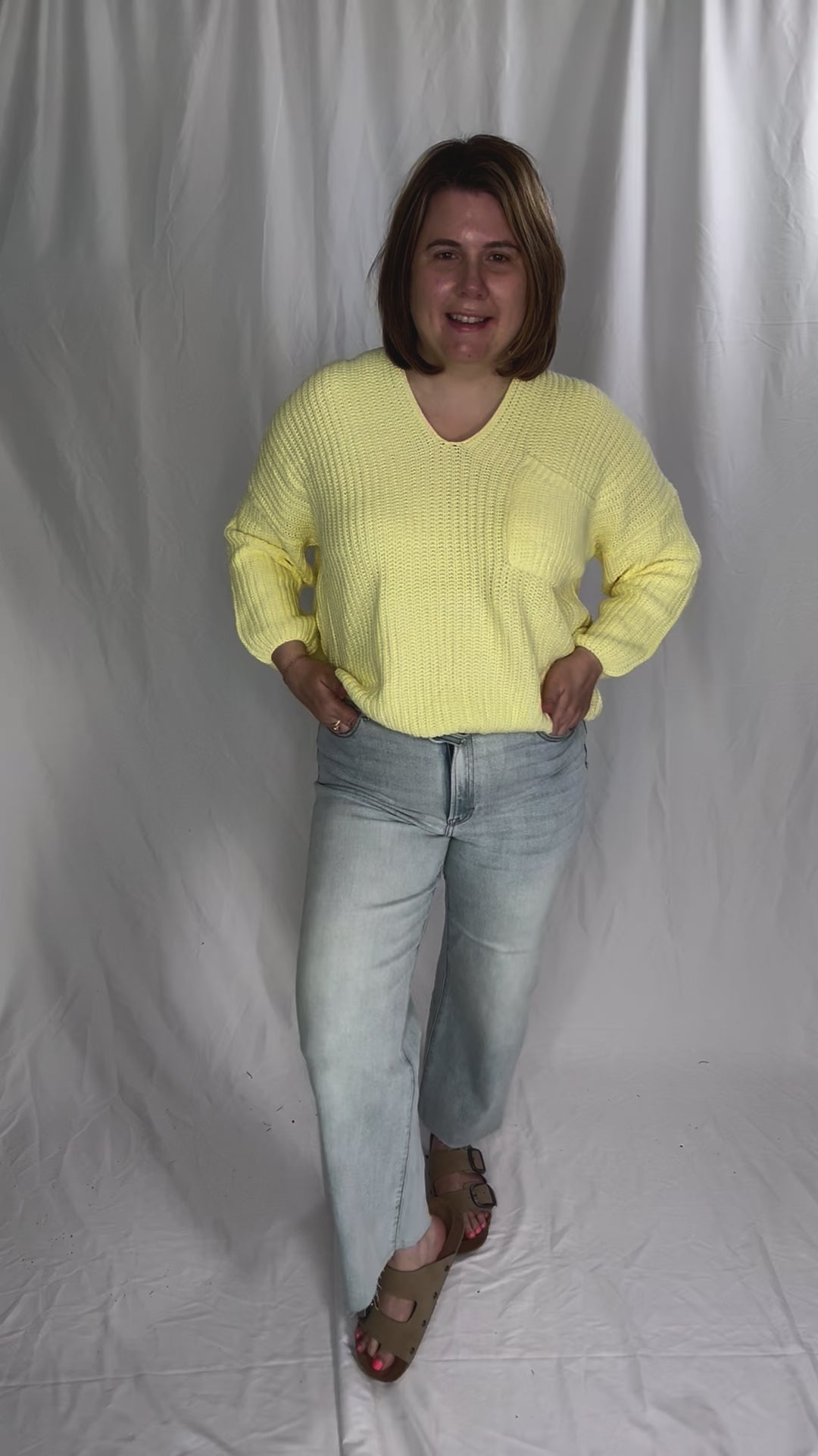 HIDDEN Ella High Rise Straight Leg Tie Waist Jean- LIGHT-FINAL SALE