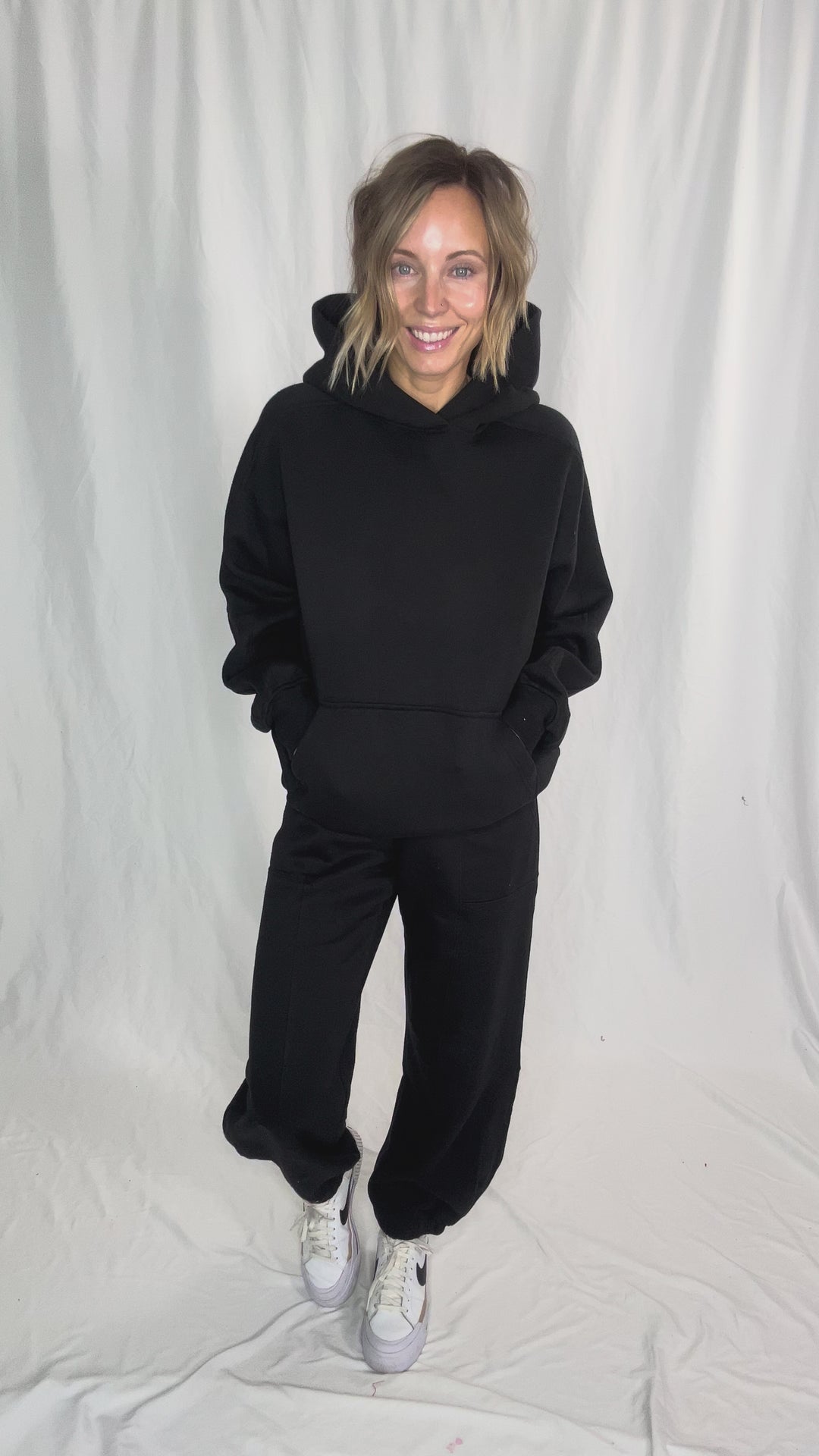 Rowan Fleece Jogger Pant- BLACK