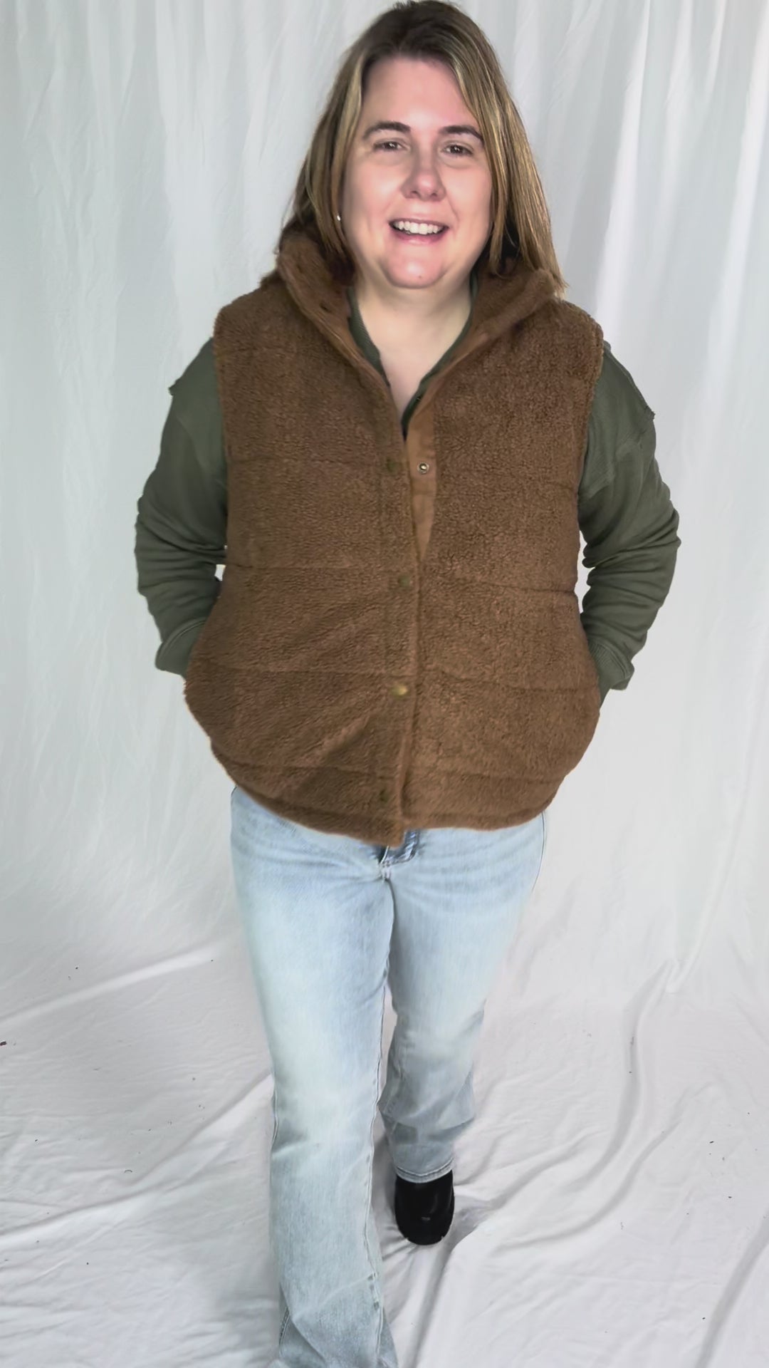 Samuel Teddy Vest- MOCHA