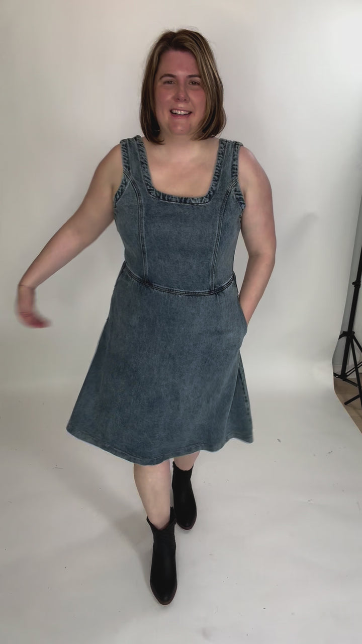 THREAD & SUPPLY Monie Denim Dress-FINAL SALE