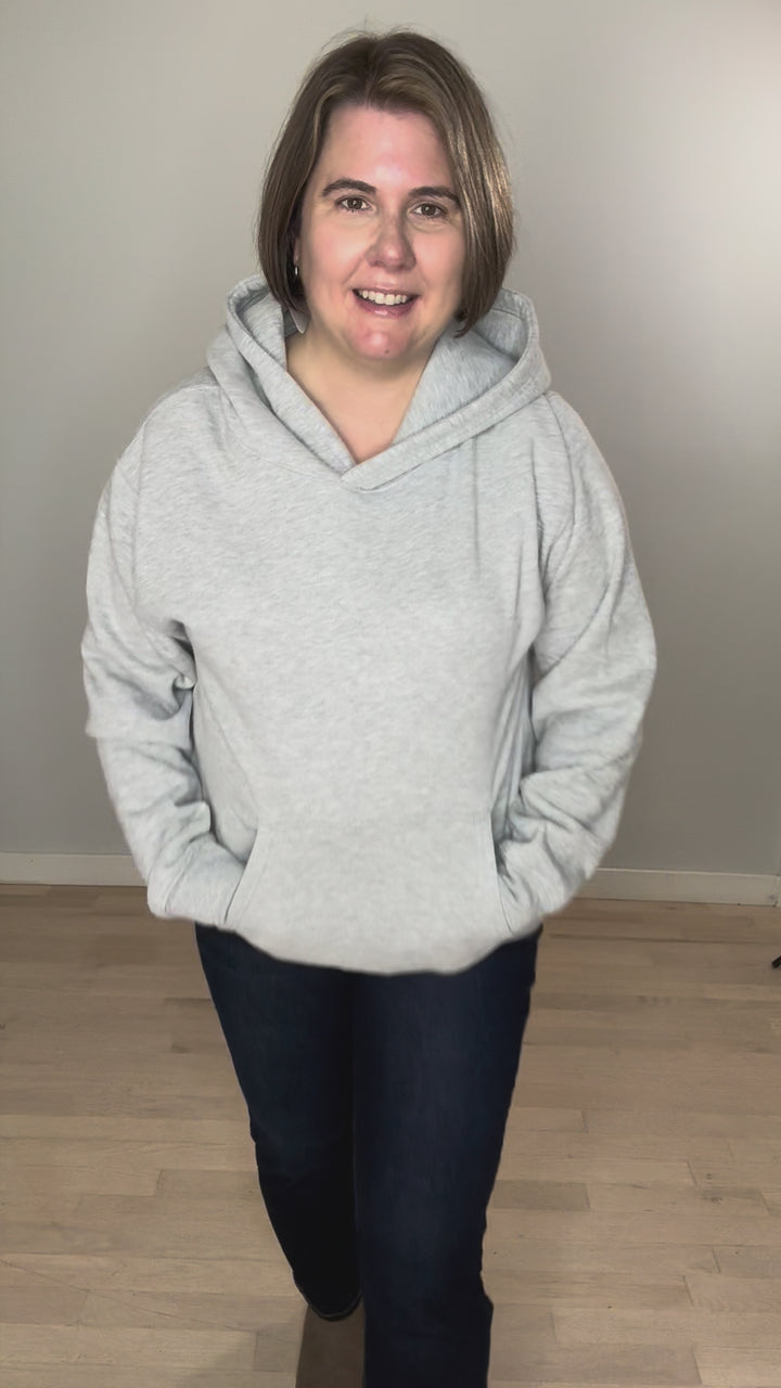 Bronte Classic Hoodie- HTHR GREY