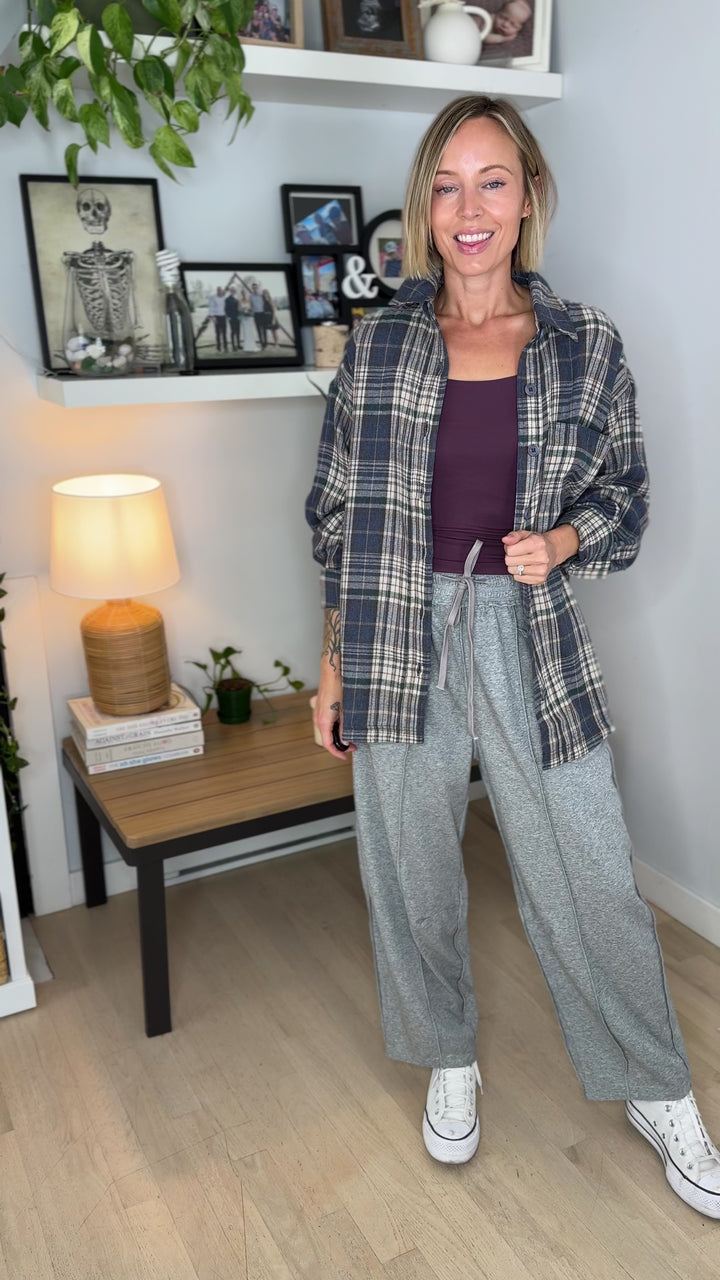 Fallfern Cotton Flannel- DENIM