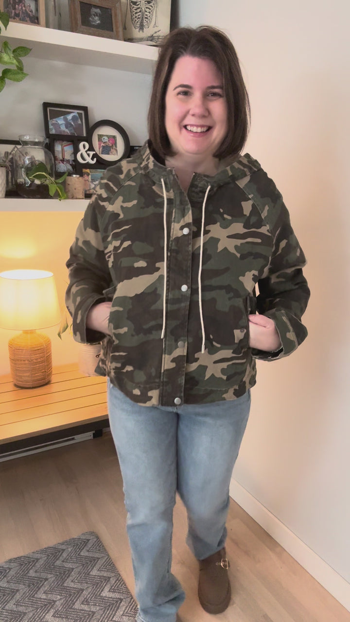 Rogue Oversized Camo Jacket