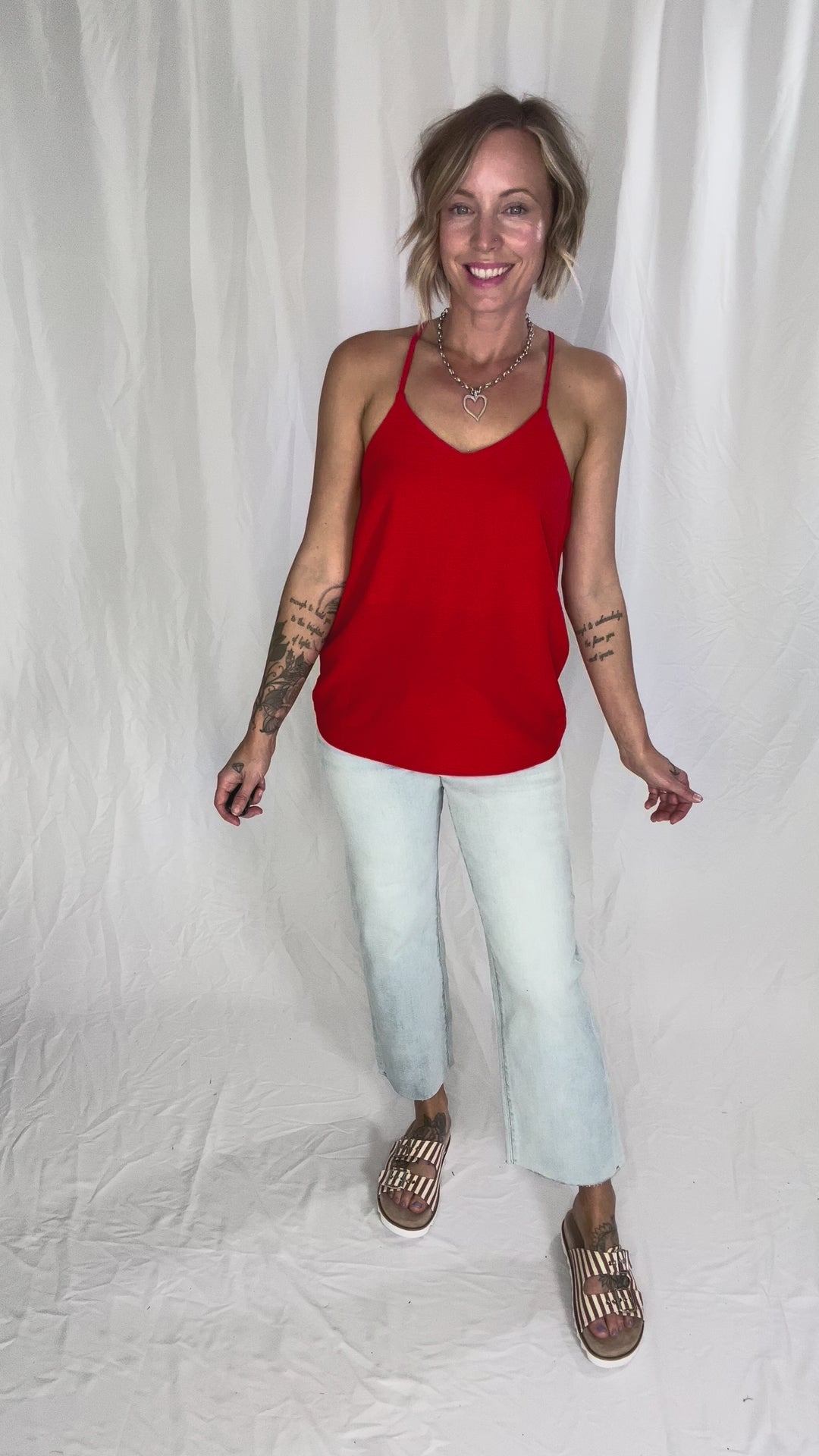 Trinity Cami Top- POPPY-FINAL SALE