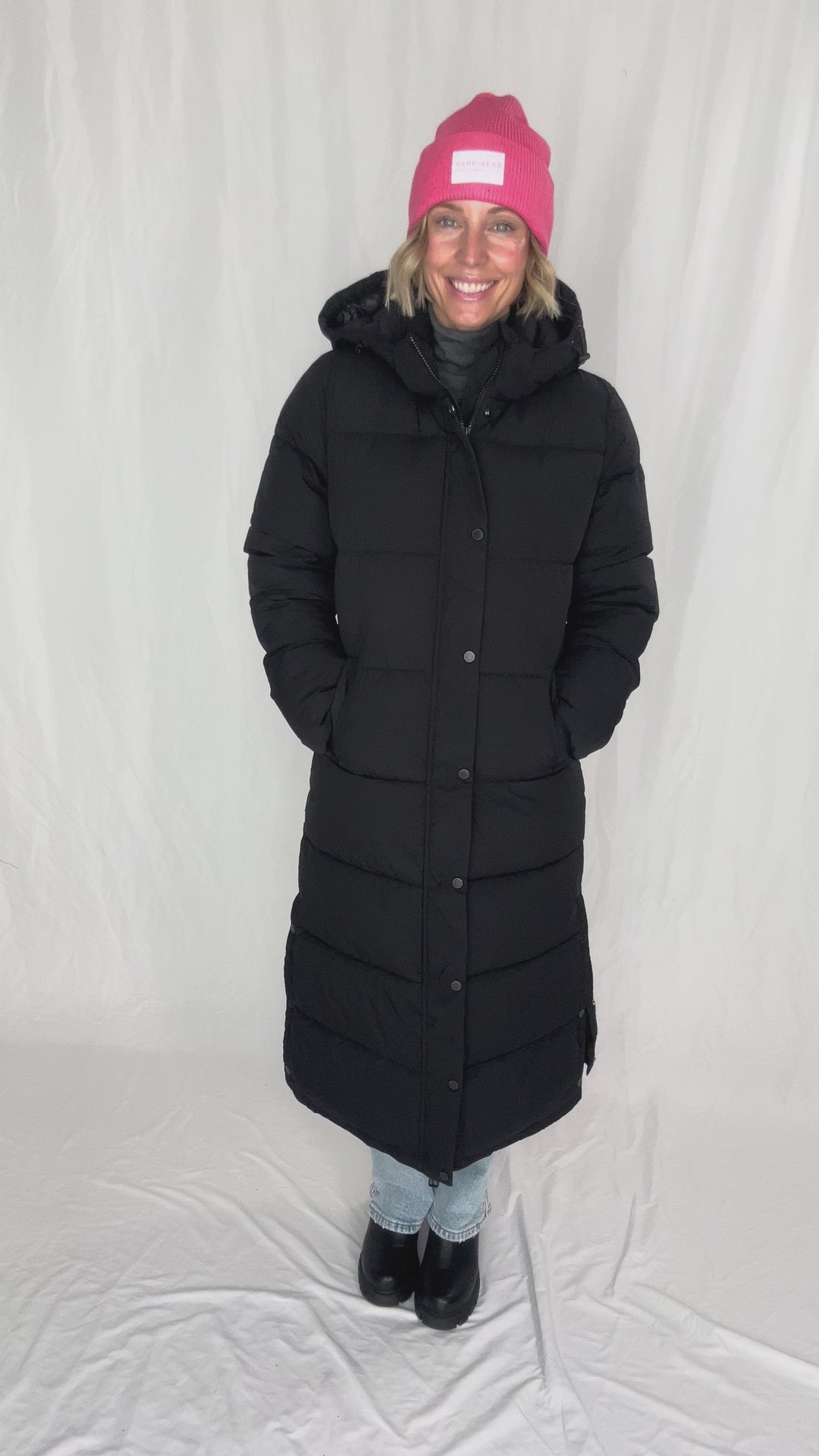 ONLY Premium Puff XLong Jacket- BLACK