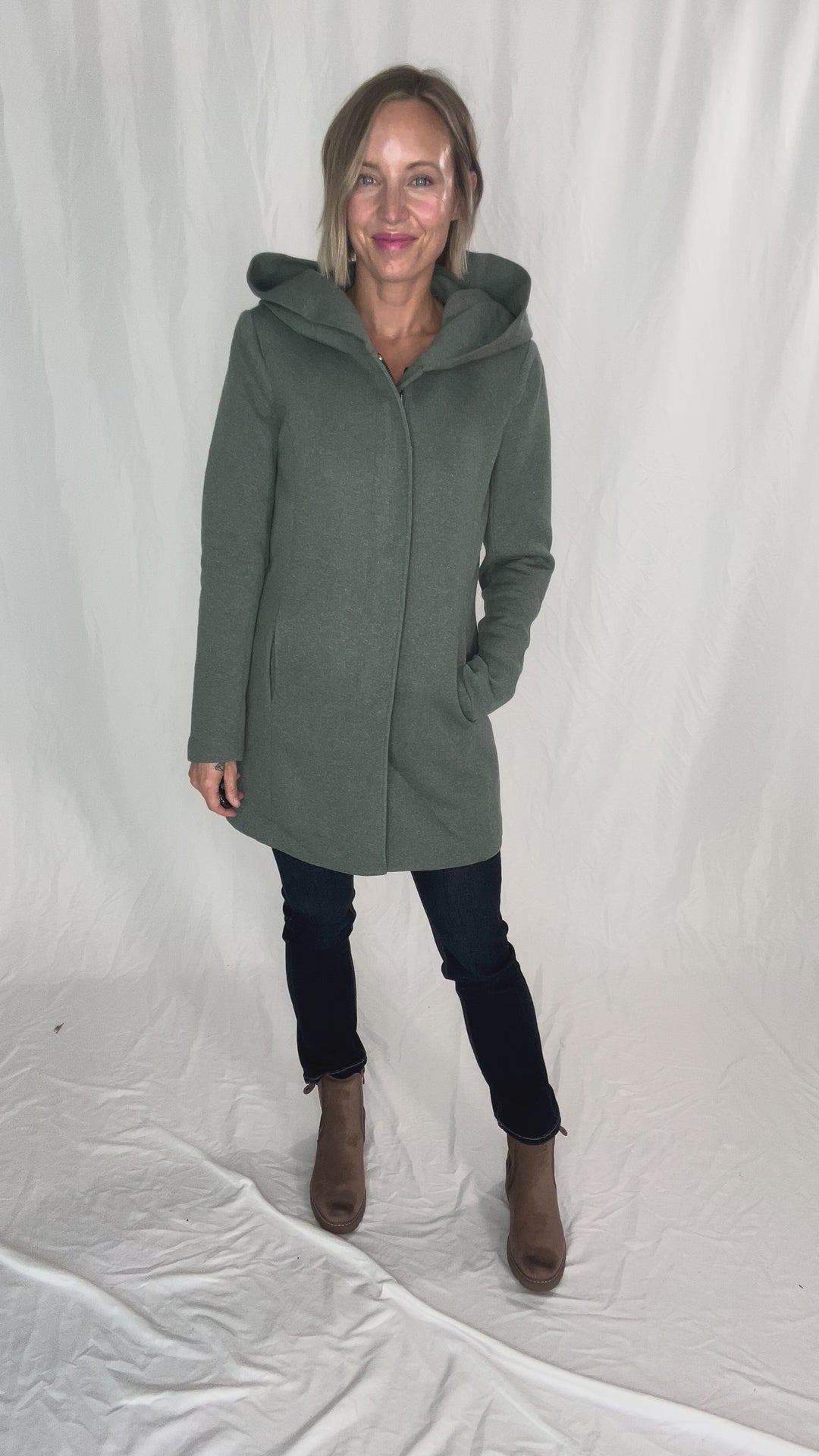ONLY Alison Coat- BALSAM GREEN