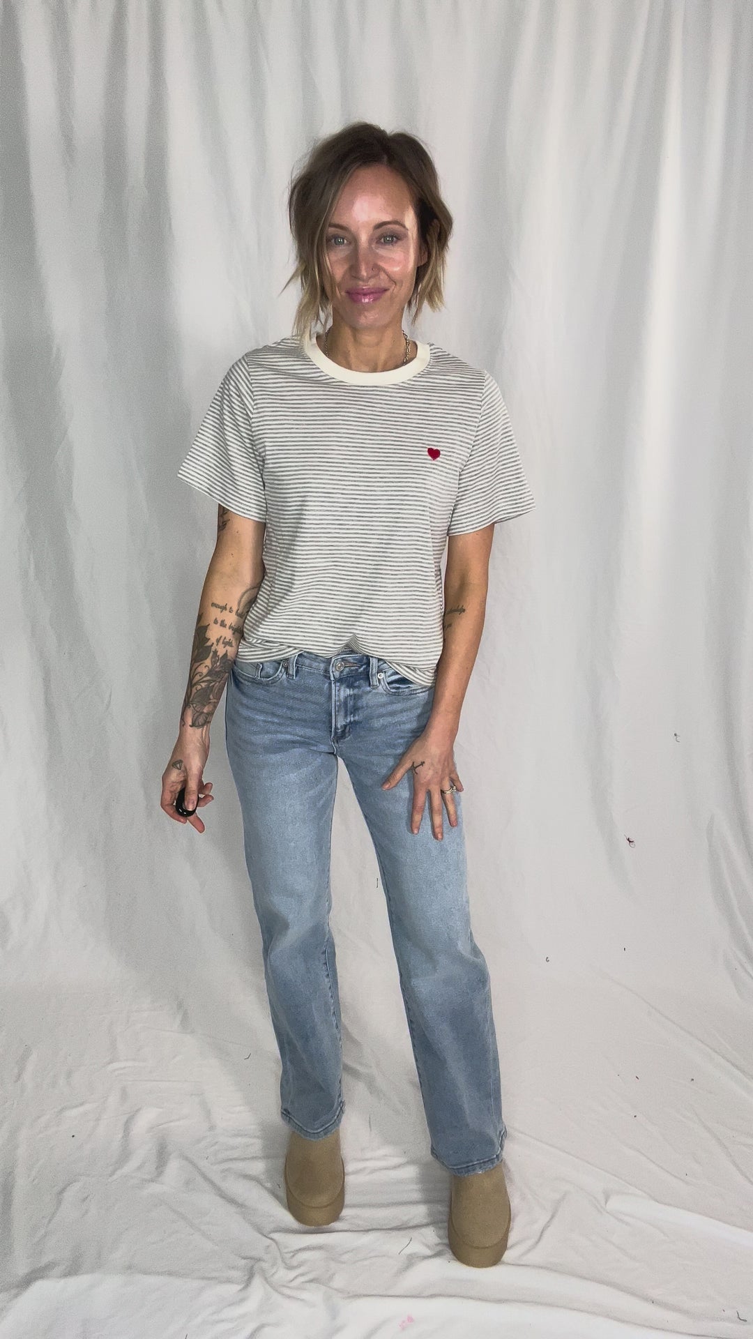 ONLY Iza T-shirt- CLOUD DANCER