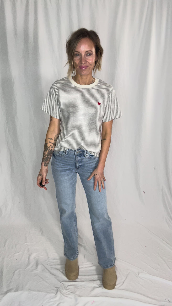 ONLY Iza T-shirt- CLOUD DANCER