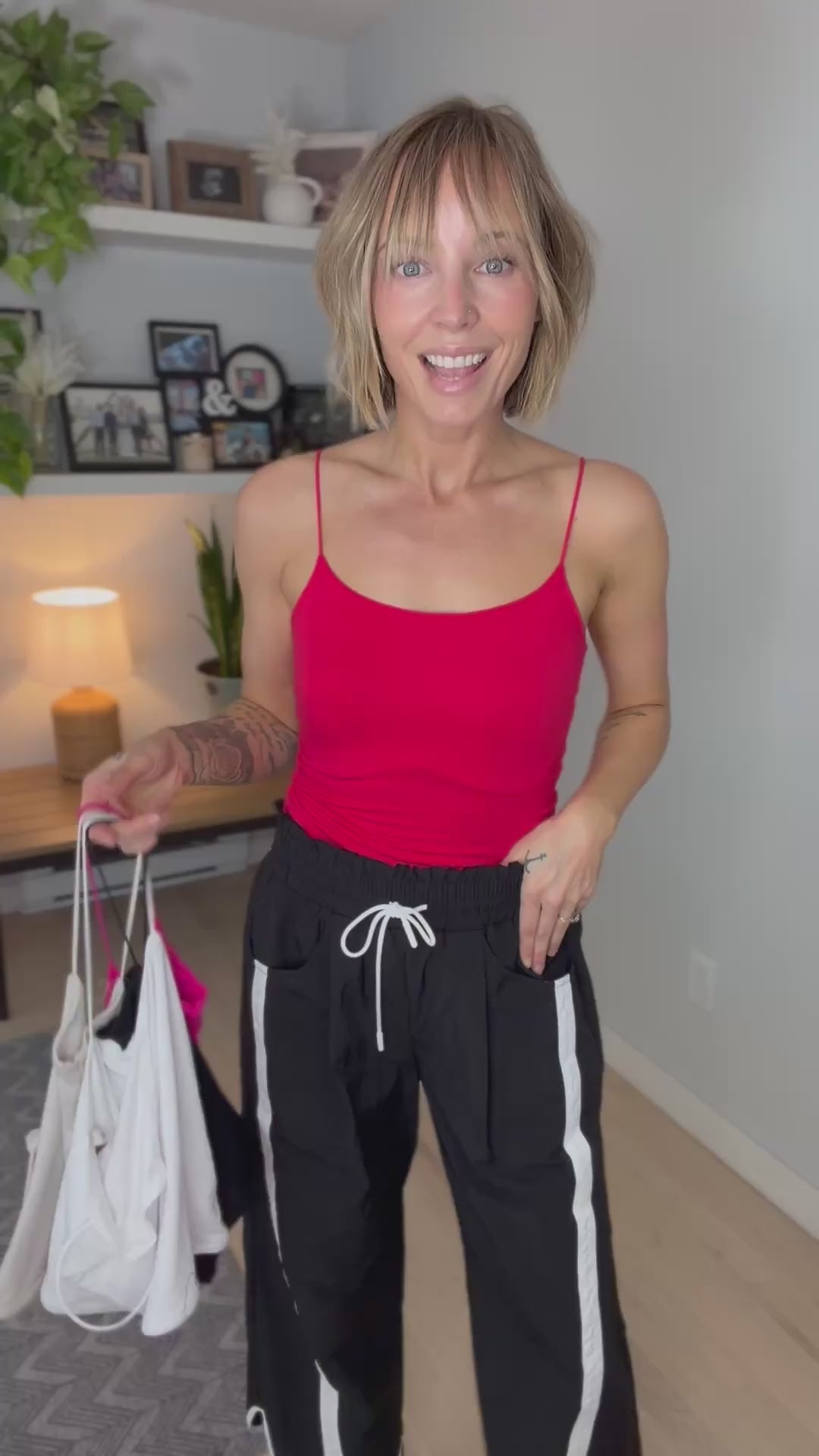 Not Your Basic Crop Camisole- BLACK